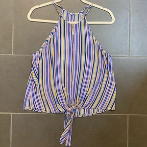 Lush Women’s Halter Top Tie Bottom